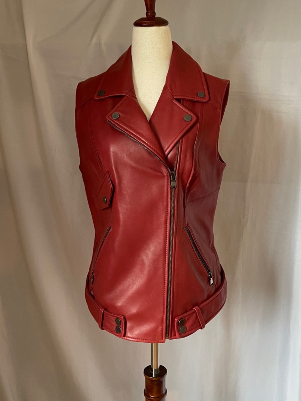 Caché leather vest, size M - Picture 7 of 7